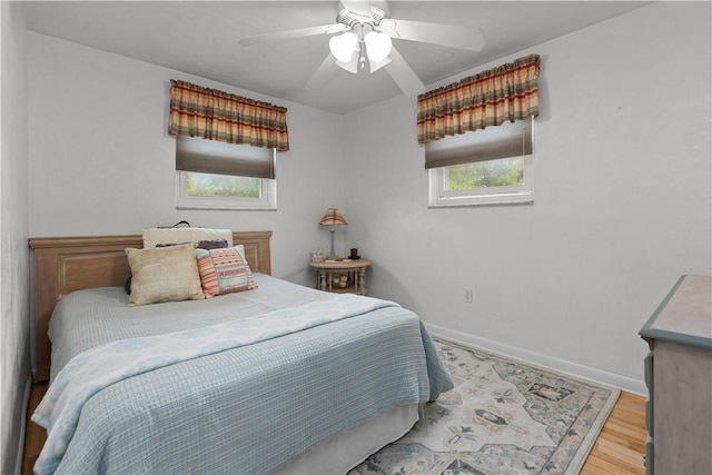 887 E Arcadia Dr, Mccandless, PA 15237 - bedroom featuring light wood-type flooring and a ceiling fan