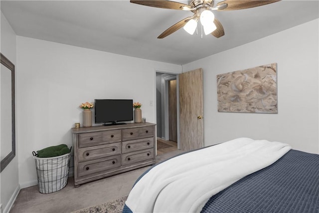 887 E Arcadia Dr, Mccandless, PA 15237 - bedroom featuring light carpet and ceiling fan