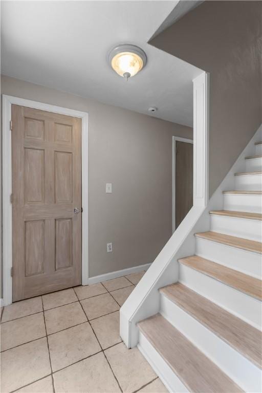 887 E Arcadia Dr, Mccandless, PA 15237 - stairs with tile patterned flooring and baseboards