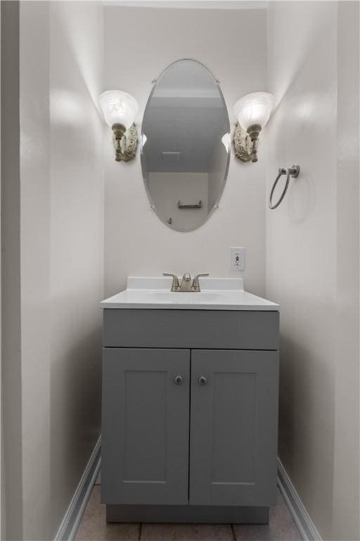 887 E Arcadia Dr, Mccandless, PA 15237 - bathroom with vanity and baseboards
