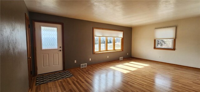 32 John Dr, Hanover Twp Wsh, PA 15021 - entryway featuring wood finished floors and baseboards
