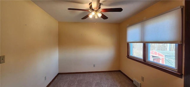 32 John Dr, Hanover Twp Wsh, PA 15021 - carpeted spare room with ceiling fan and baseboards