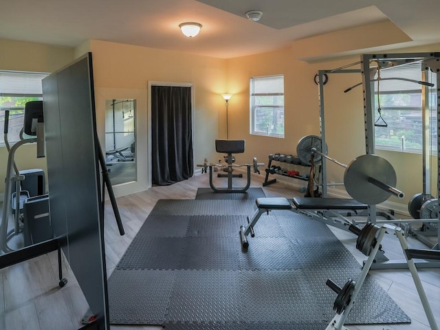 204 Biddle Ave, Regent Square, PA 15221 - workout area with plenty of natural light and baseboards