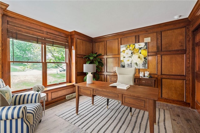 2662 Timberglen Dr W, Franklin Park, PA 15090 - office space featuring plenty of natural light, light wood-type flooring, and wood walls