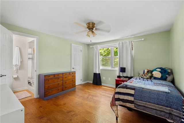 2507 Corteland Dr, Upper St Clair, PA 15241 - bedroom featuring wood finished floors, baseboards, and ceiling fan