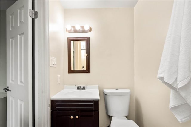 2507 Corteland Dr, Upper St Clair, PA 15241 - half bathroom featuring vanity and toilet