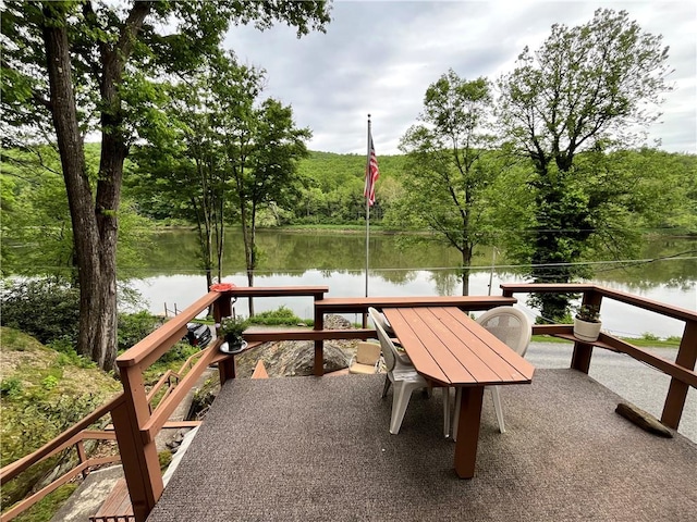 688 N Tunnel Rd, Pa, PA 16374 - deck with a water view