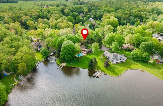 906 Aztec Trl, Coolspring Twp, PA 16137 - bird's eye view of a nearby body of water