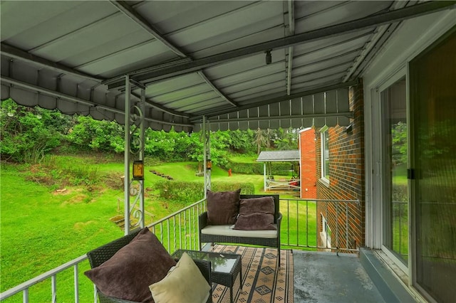 2 Sunnyside Dr, Braddock Hills, PA 15221 - sunroom with vaulted ceiling