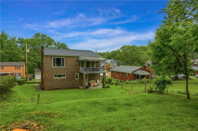 2 Sunnyside Dr, Braddock Hills, PA 15221 - rear view of house with brick siding
