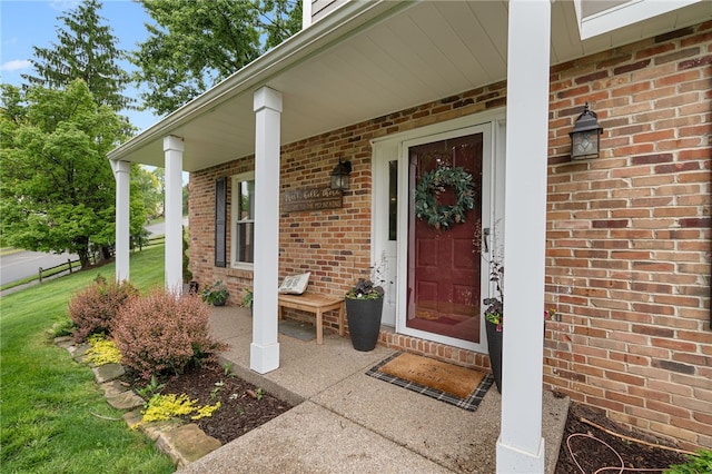 161 Ridgeview Dr, Mccandless, PA 15090 - entrance to property with brick siding and a porch