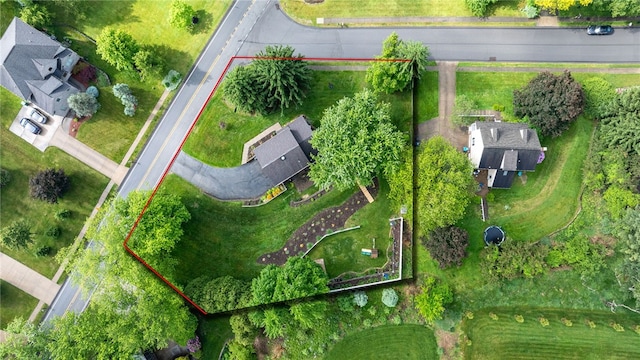 161 Ridgeview Dr, Mccandless, PA 15090 - aerial view of property's location with property boundaries highlighted