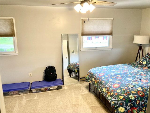 127 Watson Dr, South Union Twp, PA 15445 - bedroom with carpet flooring and ceiling fan