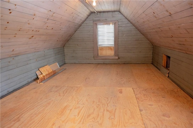 322 Garfield Ave, Mars Boro, PA 16046 - bonus room with wood walls, lofted ceiling, and wood ceiling