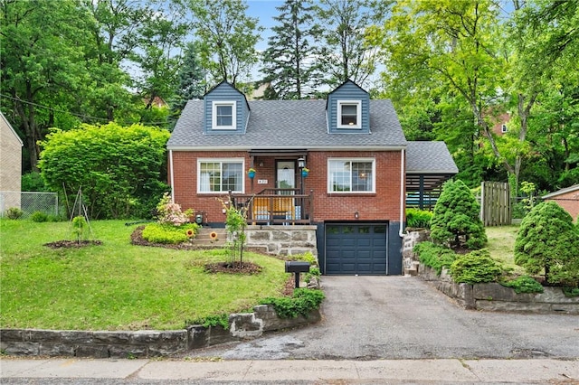 471 Filmore Rd, Forest Hills Boro, PA 15221 - view of front facade with a garage, driveway, brick siding, and roof with shingles