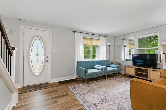 471 Filmore Rd, Forest Hills Boro, PA 15221 - entrance foyer with wood finished floors and baseboards