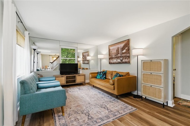 471 Filmore Rd, Forest Hills Boro, PA 15221 - living room with wood finished floors and baseboards