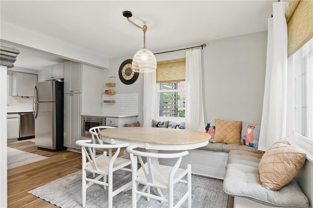471 Filmore Rd, Forest Hills Boro, PA 15221 - dining space featuring light wood-type flooring and breakfast area