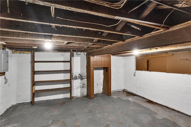 208 Maple Ave, City Of But Se, PA 16001 - unfinished below grade area with electric panel