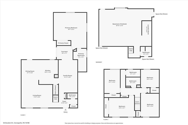 53 Escalon Dr, Findlay Twp, PA 15108 - home floor plan