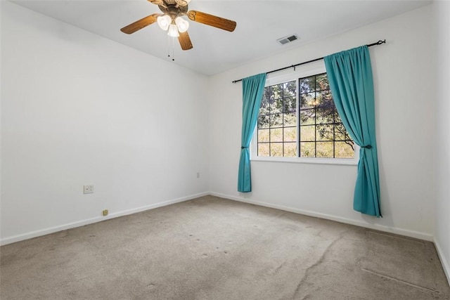 200 Hidden Ridge Ct Unit 202, South Park, PA 15129 - carpeted empty room with baseboards and a ceiling fan