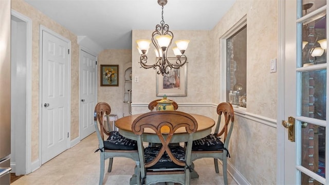 817 Wainwright Dr, Mt Lebanon, PA 15228 - dining space featuring a chandelier