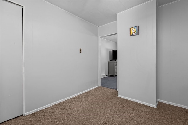329 Ivondale St, Greenfield, PA 15207 - spare room with carpet floors, crown molding, and baseboards