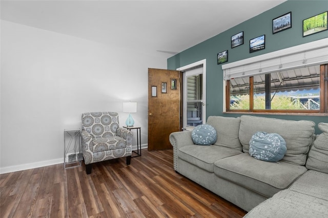 329 Ivondale St, Greenfield, PA 15207 - living room with wood finished floors and baseboards