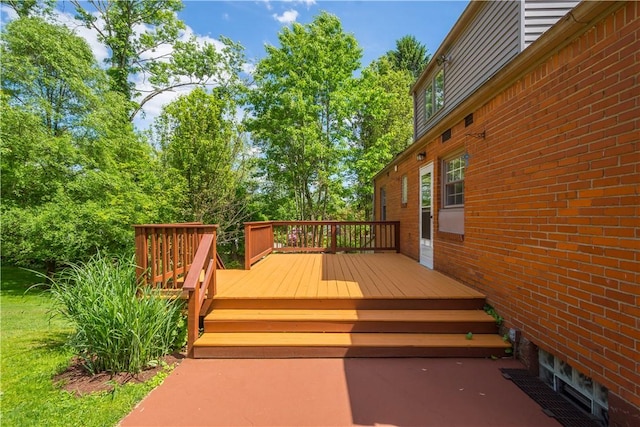 105 Brookwood Rd, Peters Twp, PA 15367 - view of wooden deck