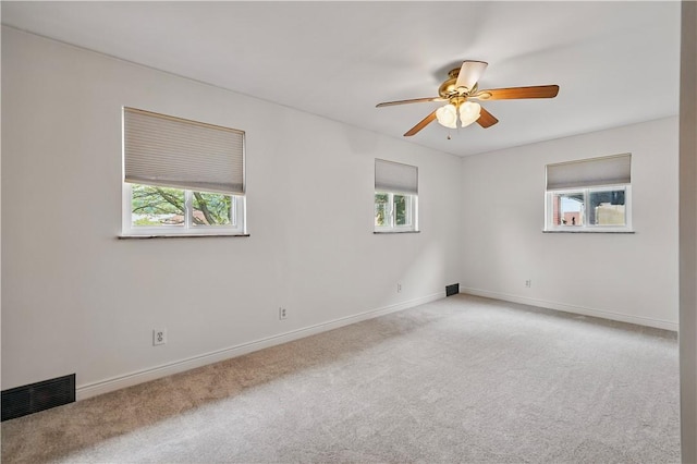 349 State Ave, Beaver, PA 15009 - carpeted empty room featuring a ceiling fan and baseboards