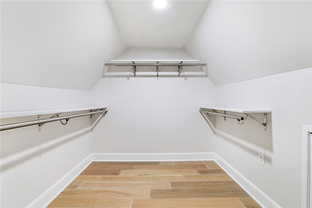 7118 Mcpherson Blvd, Point Breeze, PA 15208 - spacious closet with vaulted ceiling and light wood-type flooring