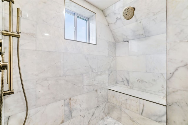 7118 Mcpherson Blvd, Point Breeze, PA 15208 - bathroom featuring a tile shower