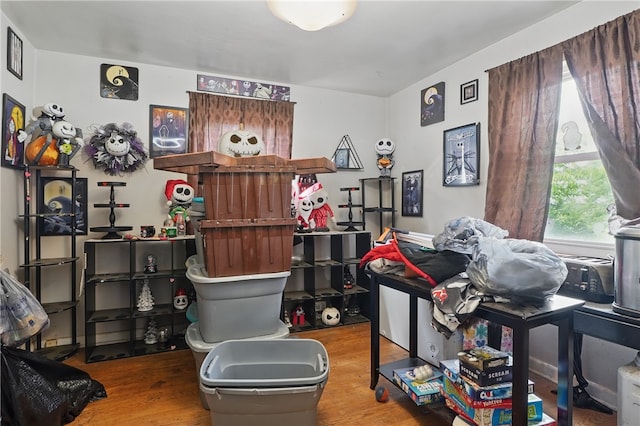 4218 Lebanon Church Rd, West Mifflin, PA 15122 - miscellaneous room with wood finished floors