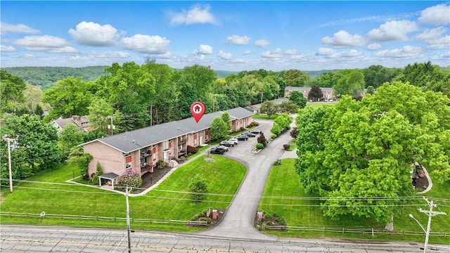 61 Darlington Rd Unit A-12, Patterson Twp, PA 15010 - bird's eye view of a heavily wooded area