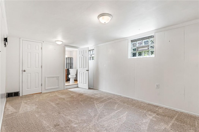 51 Hollow Haven Dr, Baldwin Boro, PA 15236 - basement with carpet flooring