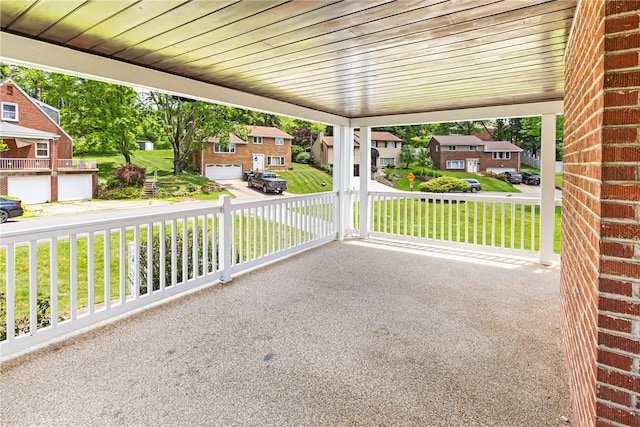 51 Hollow Haven Dr, Baldwin Boro, PA 15236 - view of patio featuring a residential view