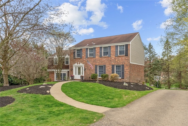 7104 Cresswyck Ct, Marshall, PA 15090 - view of front of house featuring brick siding and a front lawn