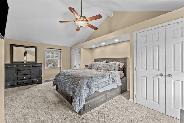 7104 Cresswyck Ct, Marshall, PA 15090 - bedroom with carpet floors, baseboards, a ceiling fan, and recessed lighting