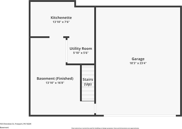 103 Cherokee Ct, Buffalo Twp But, PA 16229 - floor plan / room layout