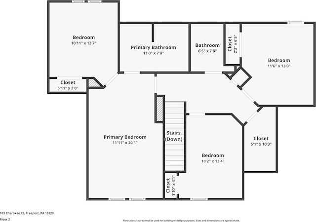 103 Cherokee Ct, Buffalo Twp But, PA 16229 - room layout