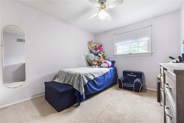 1050 Preston Dr N, Versailles, PA 15137 - carpeted bedroom featuring baseboards and ceiling fan