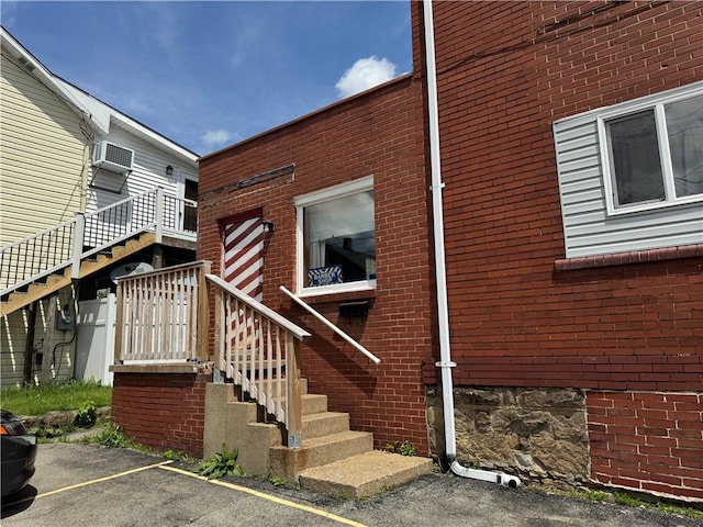 934 Wood St, Derry Twp, PA 15650 - entrance to property featuring brick siding