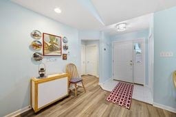 1011 Sunnyfield Ct, Penn Twp Wml, PA 15636 - entrance foyer featuring wood finished floors and baseboards