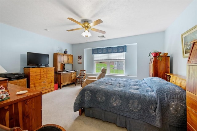 1011 Sunnyfield Ct, Penn Twp Wml, PA 15636 - bedroom with light carpet and ceiling fan