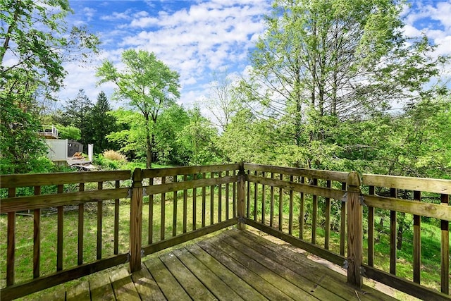 163 Universal Rd, Penn Hills, PA 15235 - view of wooden deck
