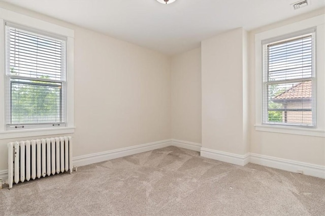 3319 Beechwood Blvd, Squirrel Hill, PA 15217 - carpeted empty room with radiator and baseboards