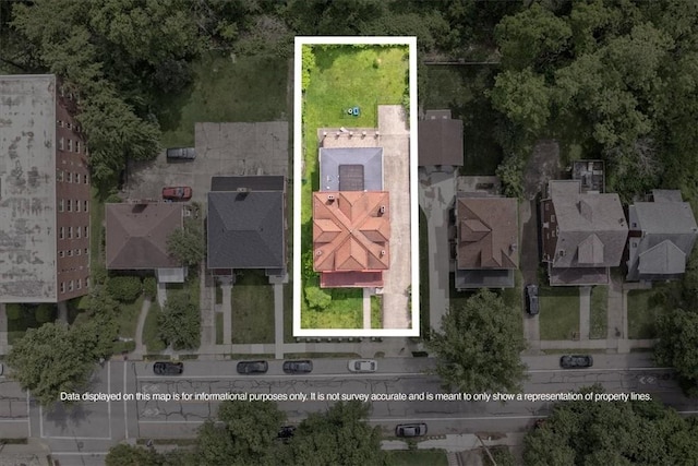 3319 Beechwood Blvd, Squirrel Hill, PA 15217 - view of property location with property parcel outlined