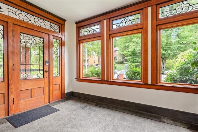 3319 Beechwood Blvd, Squirrel Hill, PA 15217 - entrance foyer featuring baseboards and carpet flooring