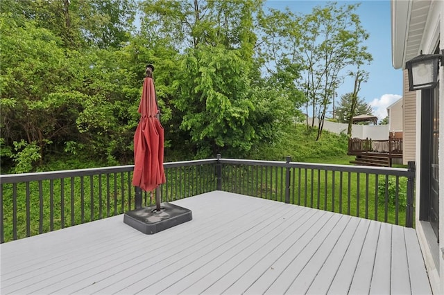 219 Randy Ln, Moon/Crescent Twp, PA 15108 - deck with a lawn
