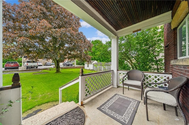 301 W Patriot St, Somerset Boro, PA 15501 - porch with a lawn